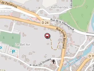 Carte de Castel-braz à Pont-aven