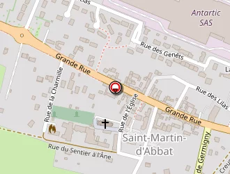 Carte de Circuits Pedestres à Saint-martin-d'abbat