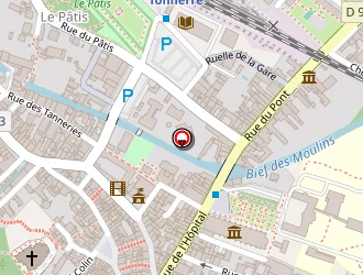 Carte de Salle Polyvalente à Tonnerre