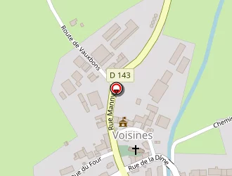 Carte de Coujour Benoit à Voisines