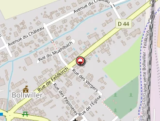 Carte de La Poste à Bollwiller