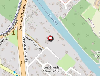 Carte de La Maison Rose à Olivet