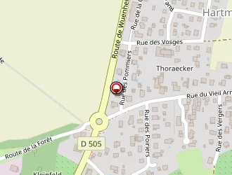 Carte de Rohrbach (meubles) à Hartmannswiller