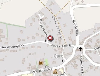 Carte de Agence Postale à Caro