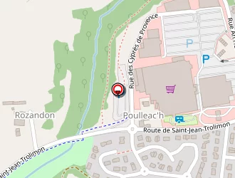 Carte de Centre Leclerc à Pont-l'abbé