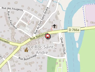 Carte de Base Nautique à Roc-saint-andré (le)