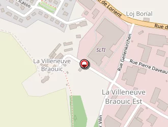 Carte de Aldi Marché à Quimperlé