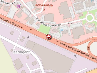 Carte de Curves à Quimperlé