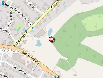 Carte de Delestre James à Quimperlé