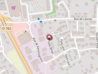 Carte de Socorex à Concarneau