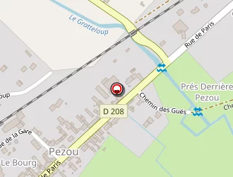 Carte de Bussereau Claire à Pezou