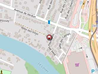 Carte de Auchan à Olivet