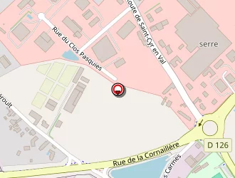 Carte de Géaupole à Saint-jean-le-blanc