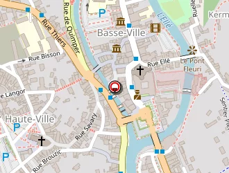 Carte de La Poste à Quimperlé