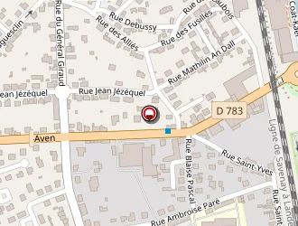 Carte de Le Clech Gladys à Quimperlé