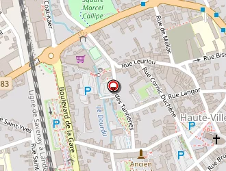 Carte de Mamma Rosa à Quimperlé