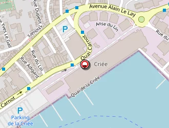 Carte de Distenn Café à Concarneau