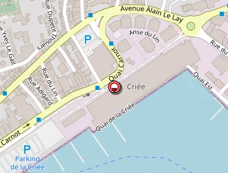 Carte de Mamz'elle Juju à Concarneau