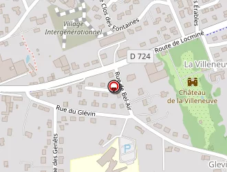 Carte de Collège Mathurin Martin à Baud