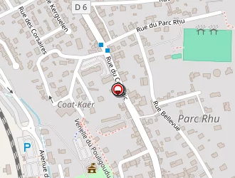 Carte de Coallia à Quimperlé