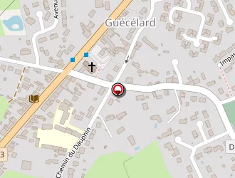 Carte de Ecole Primaire René Cassin à Guécélard