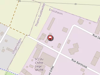 Carte de Est Matériel à Ensisheim