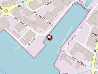 Carte de Concar'nautic à Concarneau