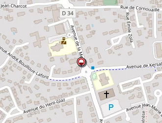 Carte de Carrefour Market à Bénodet