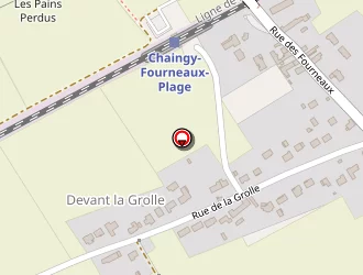 Carte de Bracquemond Réseaux à Chaingy