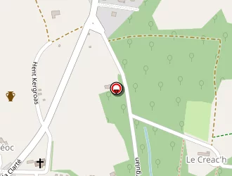 Carte de La Ferme Saint-vennec à Combrit