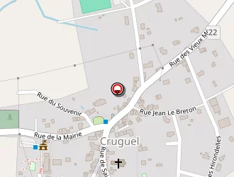 Carte de Salle Polyvalente à Cruguel