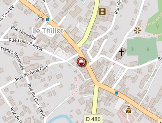 Carte de Le Thillotin à Thillot (le)