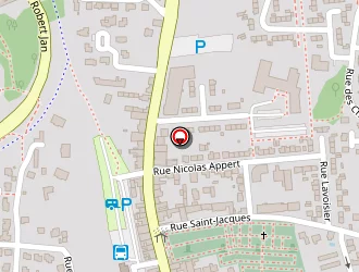 Carte de Le Rouz à Concarneau