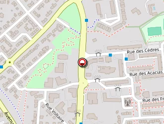 Carte de Ambulance Centrale à Concarneau