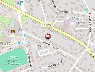 Carte de Ecole Maternelle Du Lézardeau à Quimperlé