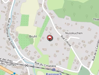 Carte de Camping Les Bouleaux à Ranspach