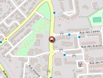 Carte de Bay Carfap à Concarneau