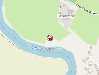 Carte de Cledic Alain à Guécélard