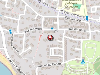 Carte de Ecole Primaire Dorlett à Concarneau