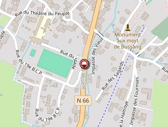 Carte de Services Techniques Municipaux à Bussang