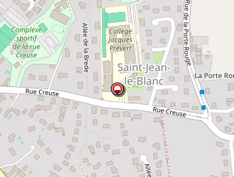 Carte de Collège Jacques Prévert à Saint-jean-le-blanc