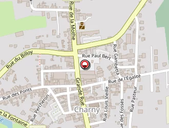 Carte de La Poste à Charny