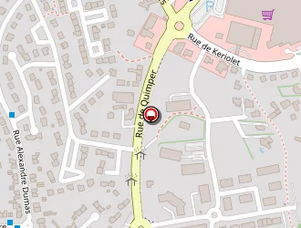 Carte de Samson Padrig à Concarneau