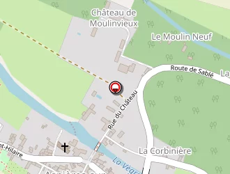 Carte de Le Pavillon Café à Asnières-sur-vègre