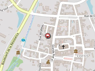 Carte de Pharmacie Doucet à Lorris