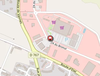 Carte de La Maillette à Locminé