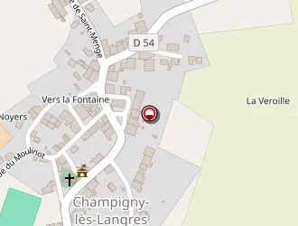 Carte de Plaine De Jeux à Champigny-lès-langres