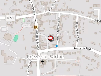 Carte de Cabaret à Roézé-sur-sarthe