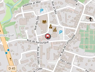 Carte de Ecole Publique à Fouesnant