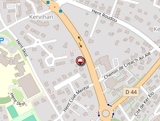 Carte de Espace Optic à Fouesnant